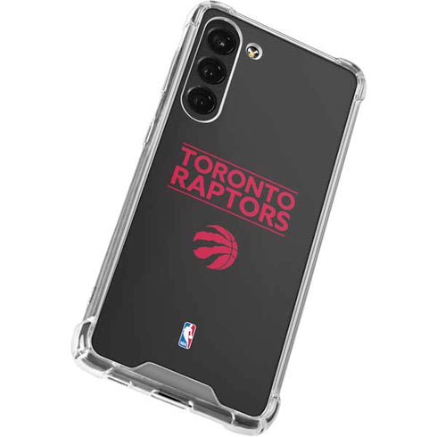 NBA Toronto Raptors Standard - Black Galaxy S23 Plus Clear Case