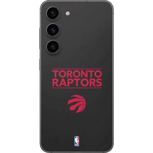 NBA Toronto Raptors Standard - Black Galaxy S23 Skin