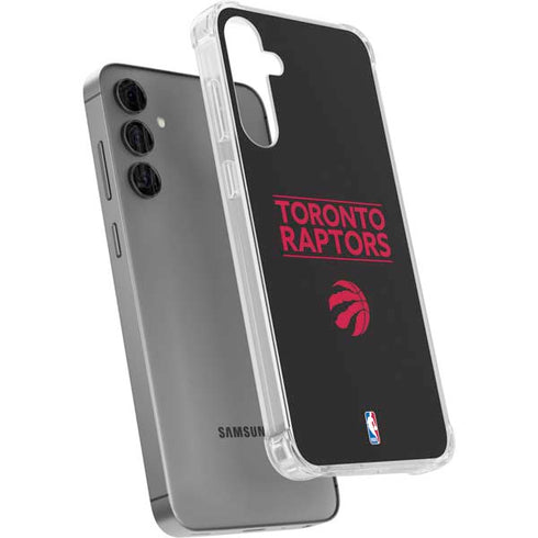 NBA Toronto Raptors Standard - Black Galaxy S24 Plus Clear Case