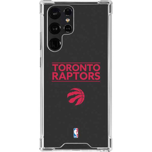 NBA Toronto Raptors Standard - Black Galaxy S24 Ultra Clear Case