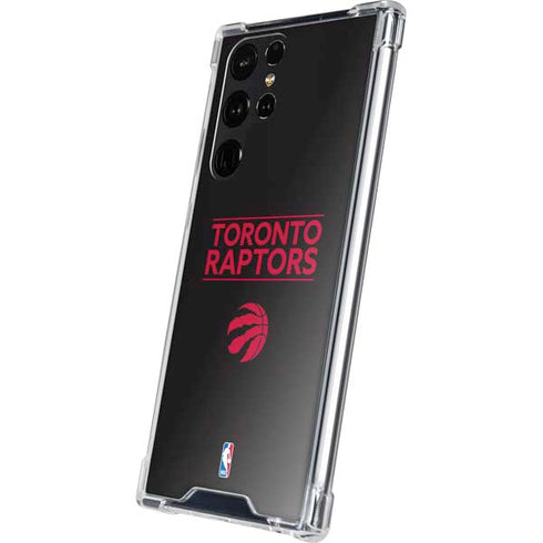 NBA Toronto Raptors Standard - Black Galaxy S24 Ultra Clear Case