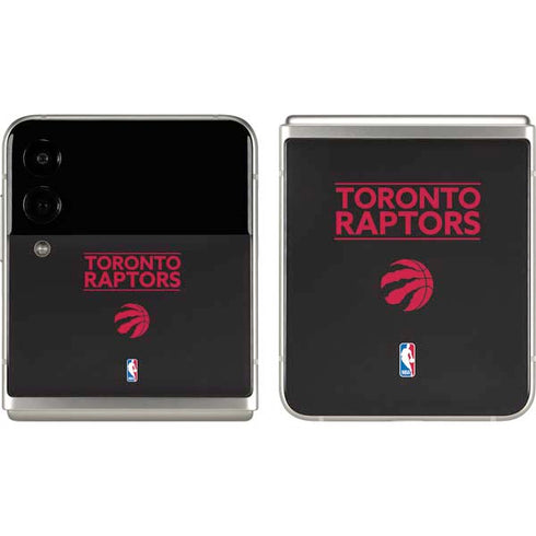 NBA Toronto Raptors Standard - Black Galaxy Z Flip3 5G Skin