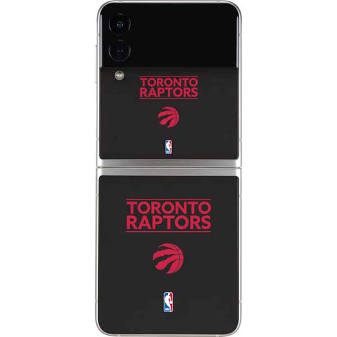NBA Toronto Raptors Standard - Black Galaxy Z Flip3 5G Skin