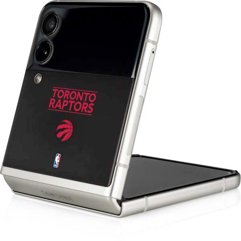 NBA Toronto Raptors Standard - Black Galaxy Z Flip3 5G Skin