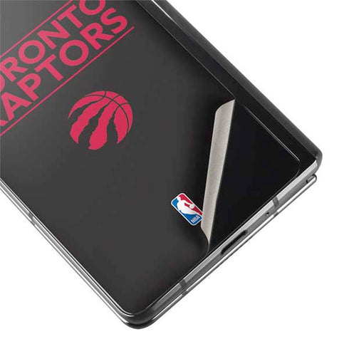 NBA Toronto Raptors Standard - Black Galaxy Z Fold2 5G Skin