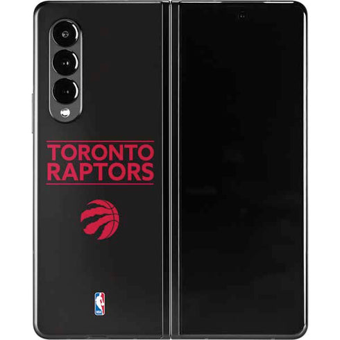 NBA Toronto Raptors Standard - Black Galaxy Z Fold3 5G Skin