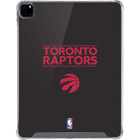 NBA Toronto Raptors Standard - Black iPad Pro 12.9in (2020) Clear Case