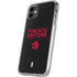 NBA Toronto Raptors Standard - Black iPhone 11 Clear Case