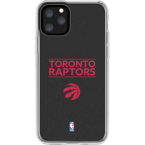 NBA Toronto Raptors Standard - Black iPhone 11 Pro Clear Case