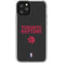 NBA Toronto Raptors Standard - Black iPhone 11 Pro Clear Case