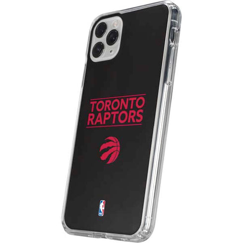 NBA Toronto Raptors Standard - Black iPhone 11 Pro Clear Case