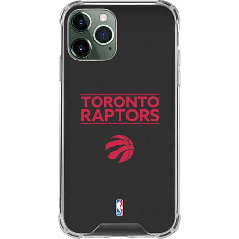 NBA Toronto Raptors Standard - Black iPhone 11 Pro Max Clear Case