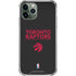 NBA Toronto Raptors Standard - Black iPhone 11 Pro Max Clear Case