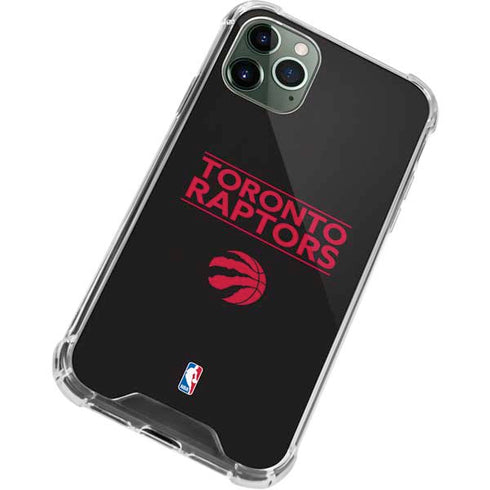 NBA Toronto Raptors Standard - Black iPhone 11 Pro Max Clear Case