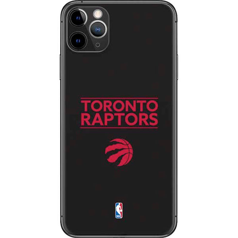 NBA Toronto Raptors Standard - Black iPhone 11 Pro Max Skin