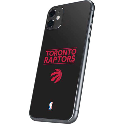 NBA Toronto Raptors Standard - Black iPhone 11 Skin