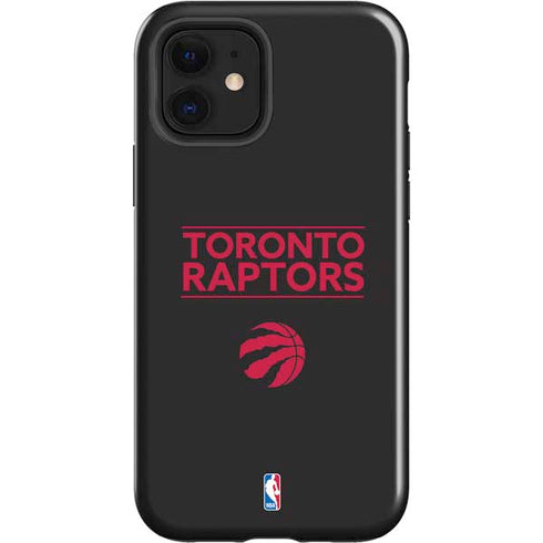 NBA Toronto Raptors Standard - Black iPhone 12 Impact Case