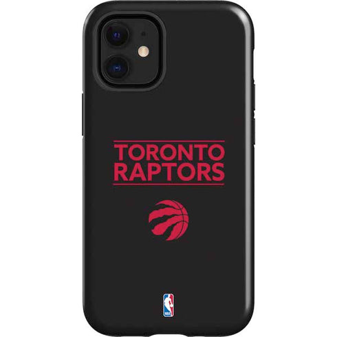 NBA Toronto Raptors Standard - Black iPhone 12 Mini Impact Case