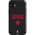 NBA Toronto Raptors Standard - Black iPhone 12 Mini Impact Case