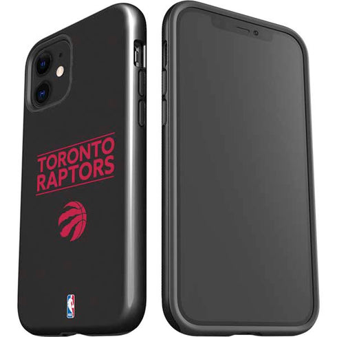 NBA Toronto Raptors Standard - Black iPhone 12 Mini Impact Case