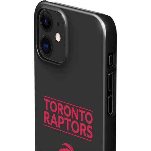 NBA Toronto Raptors Standard - Black iPhone 12 Mini Lite Case