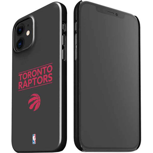 NBA Toronto Raptors Standard - Black iPhone 12 Mini Lite Case