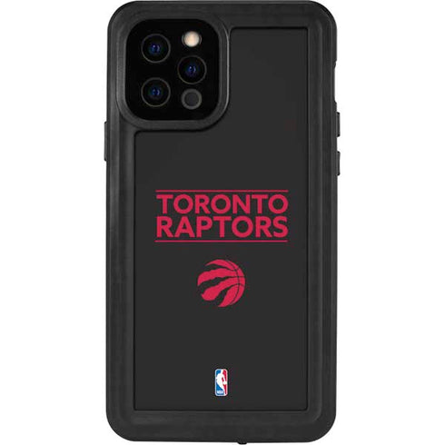 NBA Toronto Raptors Standard - Black iPhone 12 Pro Waterproof Case