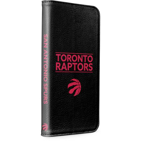 NBA Toronto Raptors Standard - Black iPhone 13 Folio Case