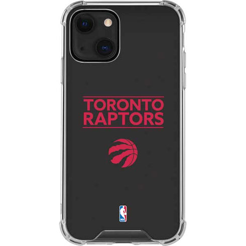 NBA Toronto Raptors Standard - Black iPhone 14 Clear Case