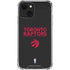 NBA Toronto Raptors Standard - Black iPhone 14 Clear Case