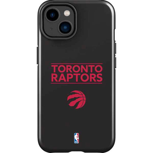 NBA Toronto Raptors Standard - Black iPhone 15 Plus Impact Case