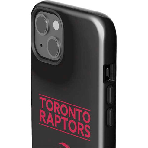 NBA Toronto Raptors Standard - Black iPhone 14 Impact Case