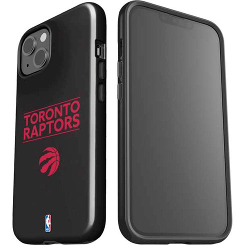 NBA Toronto Raptors Standard - Black iPhone 14 Impact Case