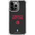 NBA Toronto Raptors Standard - Black iPhone 14 Pro Clear Case