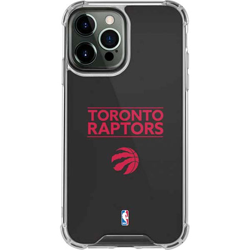 NBA Toronto Raptors Standard - Black iPhone 15 Pro Max Clear Case