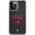 NBA Toronto Raptors Standard - Black iPhone 14 Pro Max Clear Case