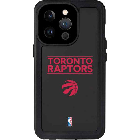 NBA Toronto Raptors Standard - Black iPhone 14 Pro Waterproof Case