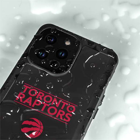 NBA Toronto Raptors Standard - Black iPhone 14 Pro Waterproof Case