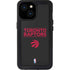 NBA Toronto Raptors Standard - Black iPhone 15 Waterproof Case