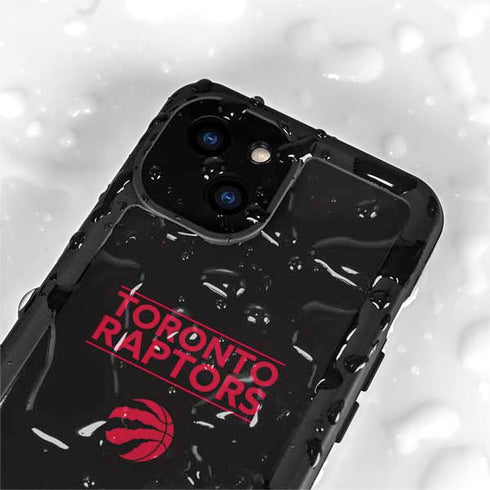 NBA Toronto Raptors Standard - Black iPhone 15 Waterproof Case