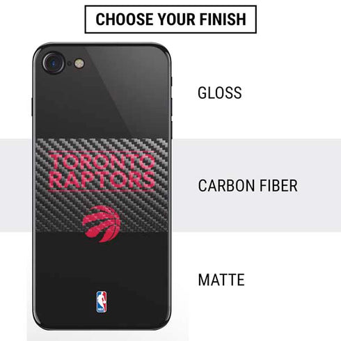 NBA Toronto Raptors Standard - Black iPhone SE (2nd & 3rd Gen) Skin