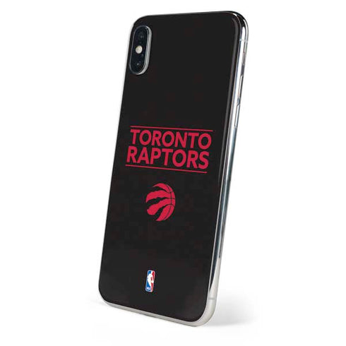 NBA Toronto Raptors Standard - Black iPhone X Skin