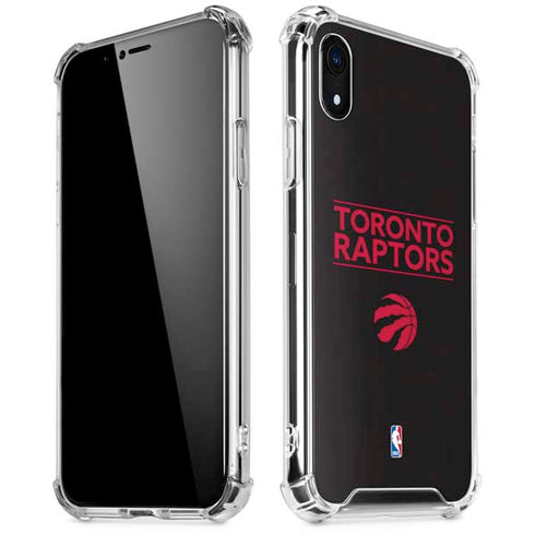 NBA Toronto Raptors Standard - Black iPhone XR Clear Case