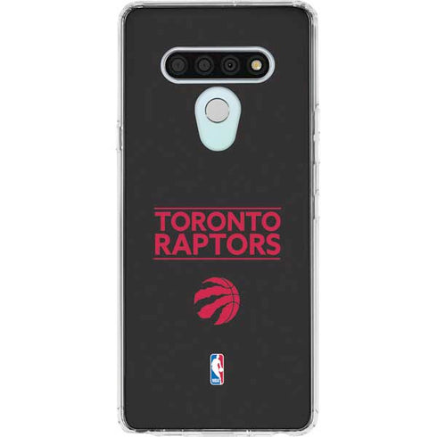 NBA Toronto Raptors Standard - Black LG Stylo 6 Clear Case
