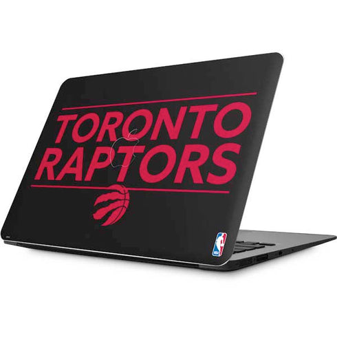 NBA Toronto Raptors Standard - Black Apple MacBook Skin