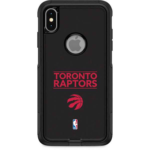 NBA Toronto Raptors Standard - Black Otterbox Commuter iPhone Skin