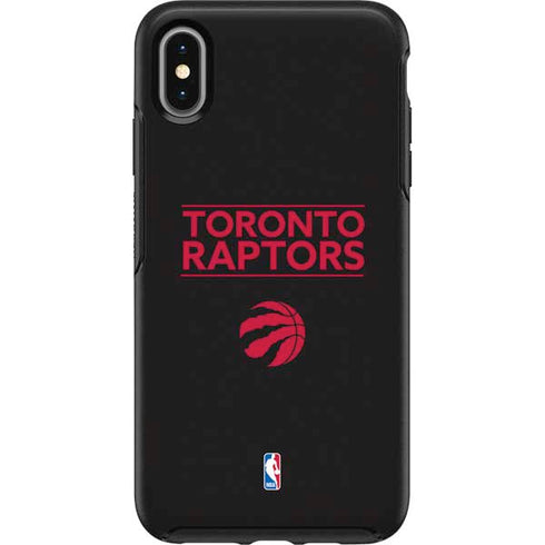 NBA Toronto Raptors Standard - Black Otterbox Symmetry iPhone Skin