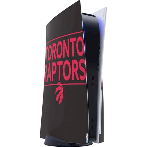 NBA Toronto Raptors Standard - Black PS5 Console Skin