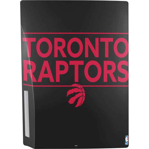 NBA Toronto Raptors Standard - Black PS5 Console Skin