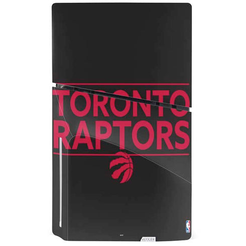 NBA Toronto Raptors Standard - Black PS5 Slim Disk Bundle Skin